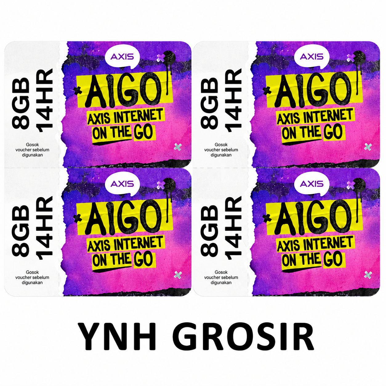 Voucher Axis 8GB + LOKAL 14HR